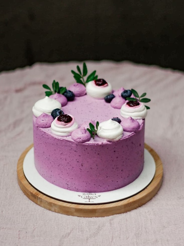 Торт "Черника-Лайм"