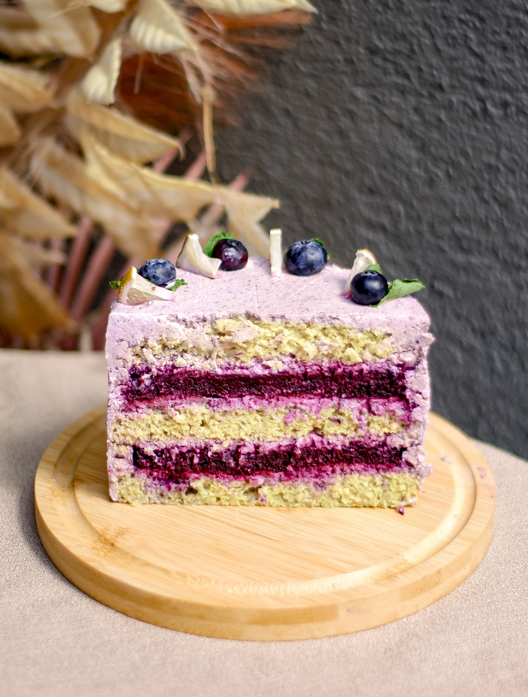 Торт Черника-Лайм